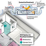 Funktion Rauchmelder Infografik