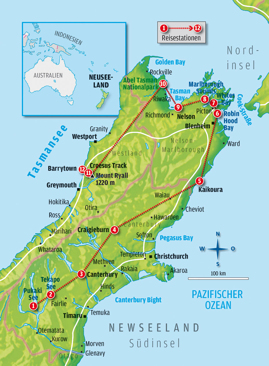 Neuseeland Südinsel