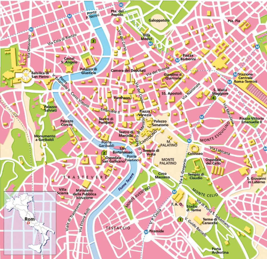 Rom Stadtplan